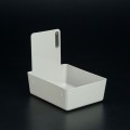 Lab Pan with Metal Clip - Light Gray