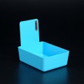 Lab Pan with Metal Clip - Neon Blue