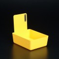 Lab Pan with Metal Clip - Neon Yellow