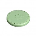 Large Round Magnetic Bur Block - Green