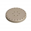 Large Round Magnetic Bur Block - Beige