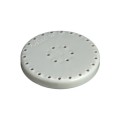 Large Round Magnetic Bur Block - Light Gray