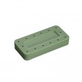 Rectangular Magnetic Bur Block - Green