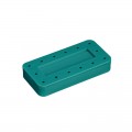 Rectangular Magnetic Bur Block - Teal
