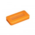 Rectangular Magnetic Bur Block - Neon Tangerine