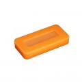 Rectangular Magnetic Bur Block - Neon Tangerine