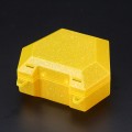Glitter Deep Dish Retainer Boxes - Citrine Yellow