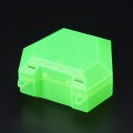 Glitter Deep Dish Retainer Boxes - Emerald Green