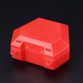 Glitter Deep Dish Retainer Boxes - Ruby Red
