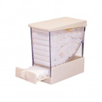 Cotton Roll Dispenser - White