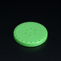 Large Round Magnetic Bur Block - Neon Green