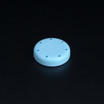 Small Round Magnetic Bur Block - Light Blue