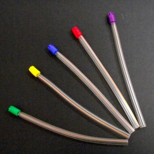 Flexjet Clear Multi-Colored Tips Saliva Ejectors