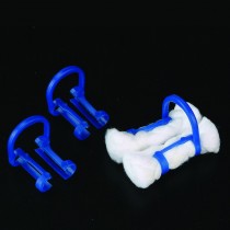 Cotton Roll Holders - Blue