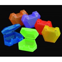 Glitter Deep Dish Retainer Boxes - Assorted Colors